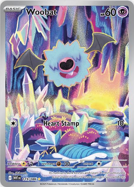 Woobat Illustration Rare